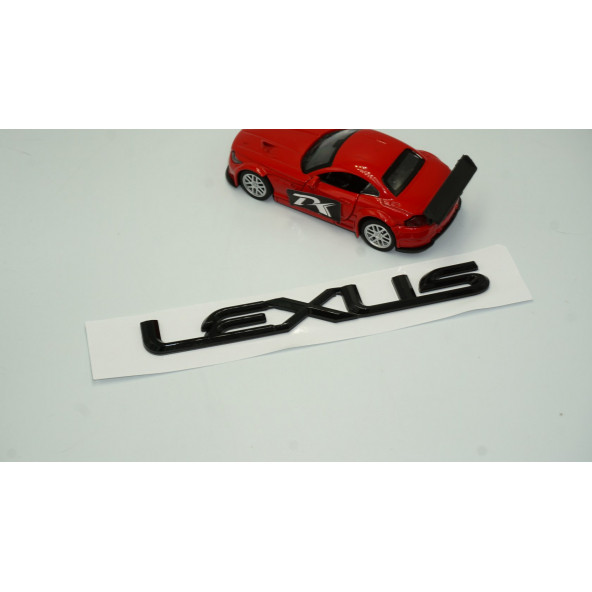 Lexus Bagaj Siyah Abs 3M 3D Yazı Logo Orjinal Ürün - Resim 2
