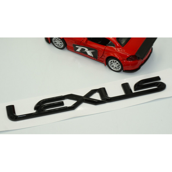 Lexus Bagaj Siyah Abs 3M 3D Yazı Logo Orjinal Ürün - Resim 3