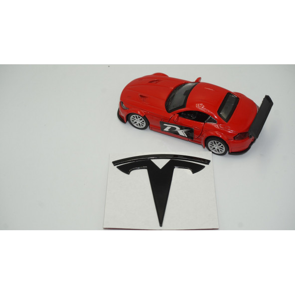 Tesla Model 3 S X Y Logo 3M 3D Parlak Siyah Rozet Amblem Orjinal Ürün - 2