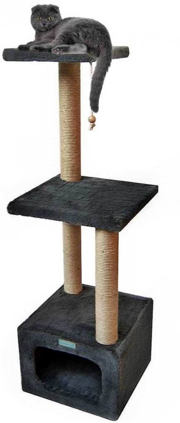 Turkuaz Tırmalama Tr211 Draco Katlı Kedi Evi tırmalama tahtası kedi tırmalaması