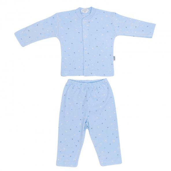 Sebi Bebe Çiçek Desenli Pijama Takımı 2553