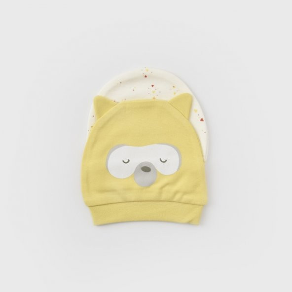 Biorganic Baby Racoon 2li Bebek Şapka 72198