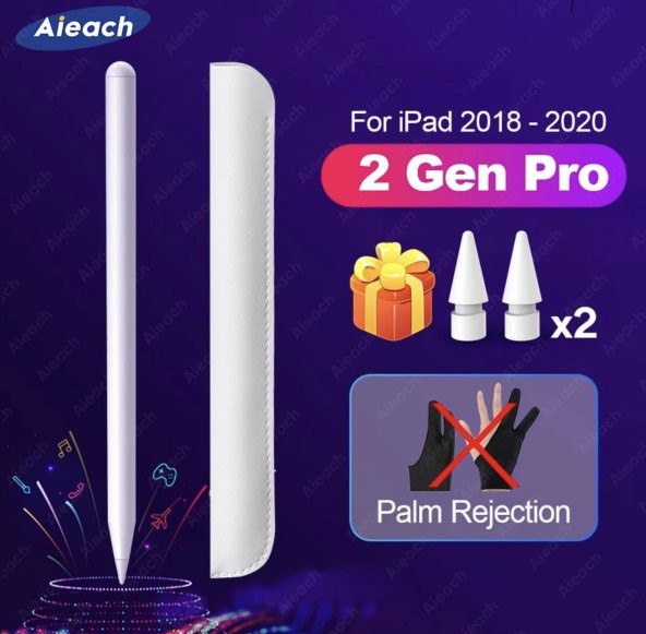 Aieach iPad Pen 2. Nesil Kalem Pencil Stylus Çizim Kalemi