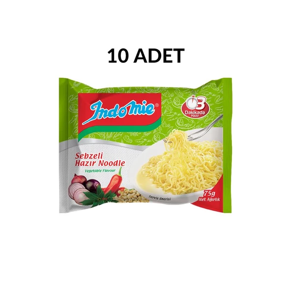 İndomie Sebzeli Noodle X 10 Adet