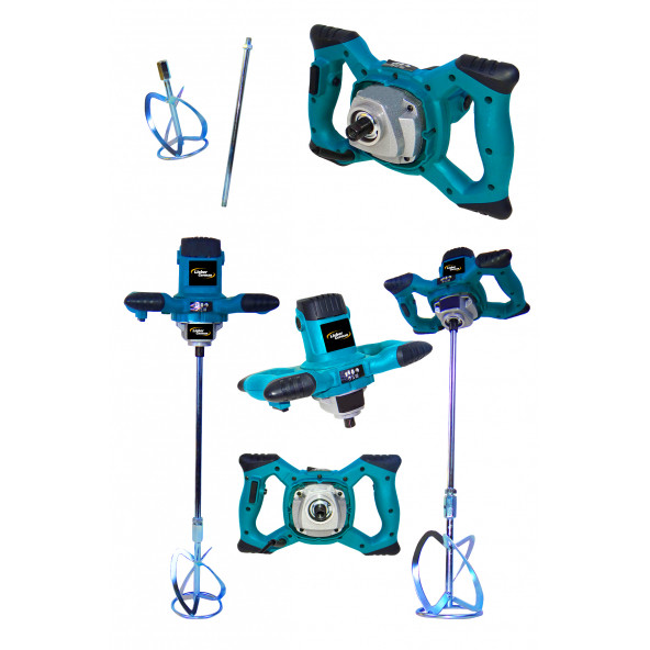 Lieber German 1800 Watt Bakır Sargılı Devir Ayarlı Elektirikli Alçı Boya Ve Harç Karıştırıcı Mikser ürün görseli 1