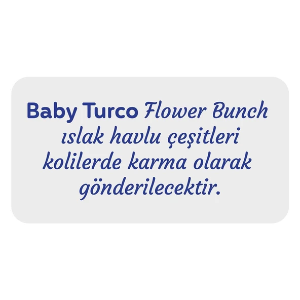 Baby Turco Flower Bunch Islak Havlu 12x90 (1080 Yaprak) - 2