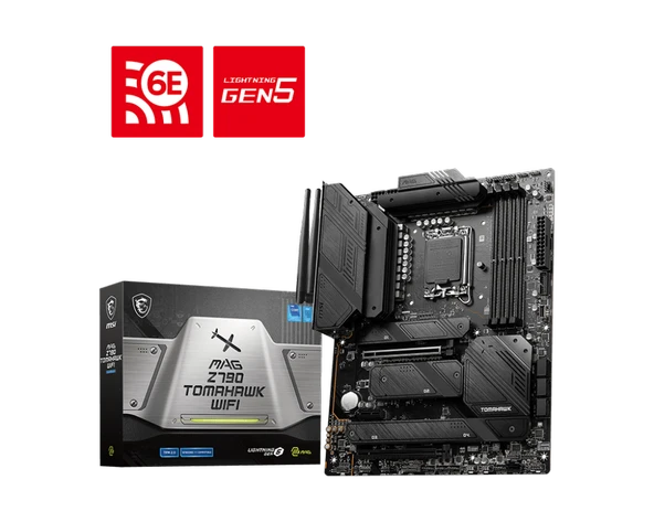 MSI MAG Z790 TOMAHAWK WIFI DDR5 7200MHz 1700p ATX ürün görseli 1