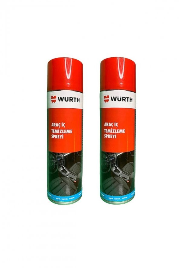 würth 2 Adet Araç Içi Temizleme Sprey 500x2 -1000ml