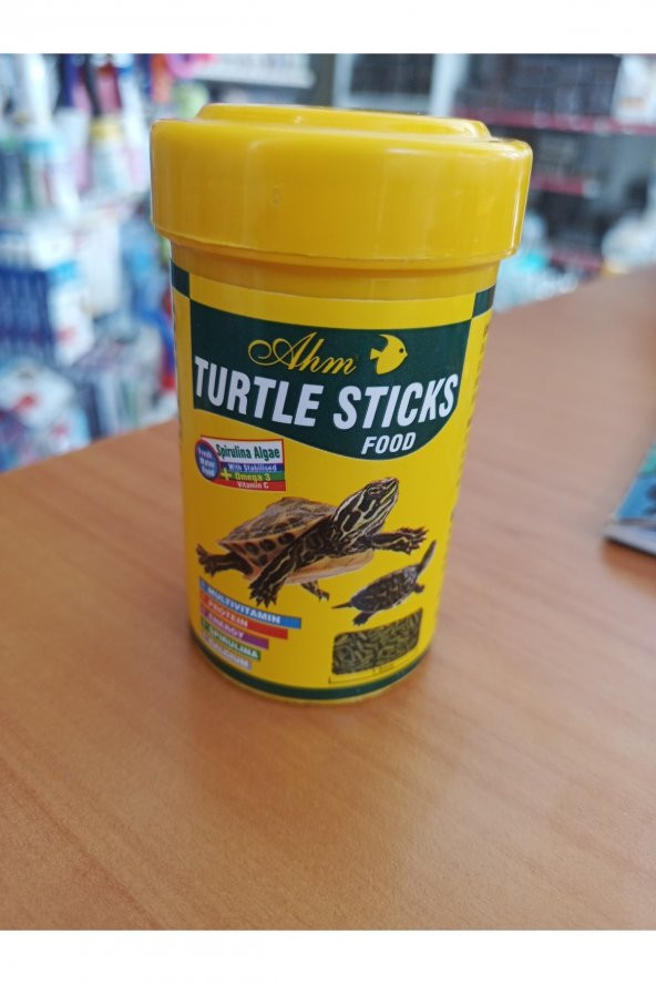 Turtle Stick Green Food Otçul 100 Ml Kaplumbağ Yemi 8699375330557