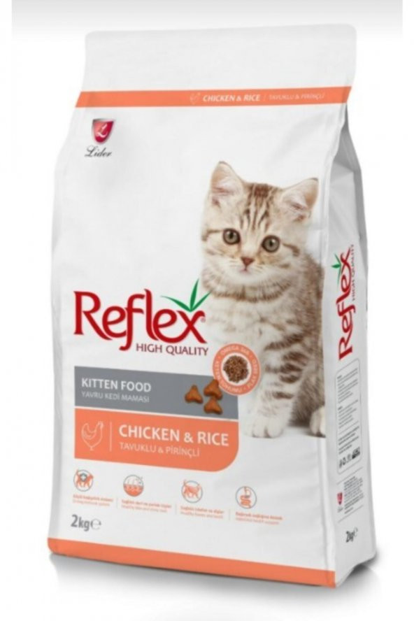 Reflex Tavuklu Ve Pirinçli Yavru Kedi Maması 2 Kg