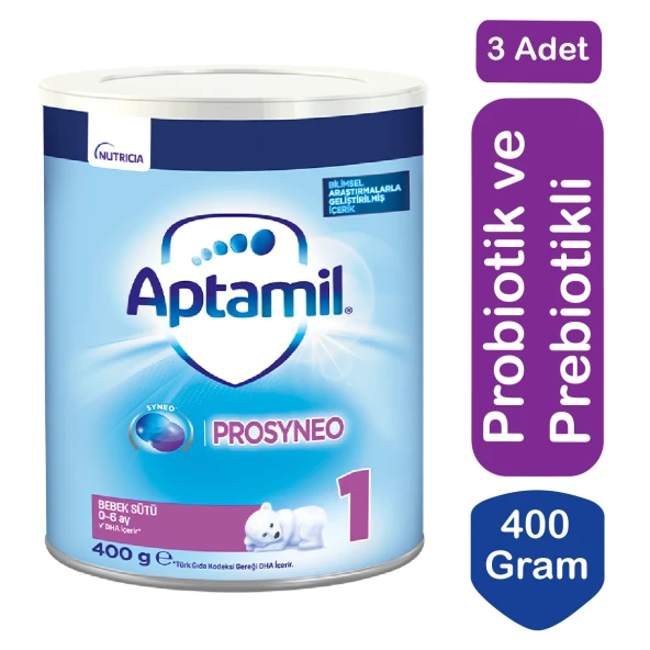 Aptamil Prosyneo 1 Bebek Sütü 400 Gr 3 lü Paket