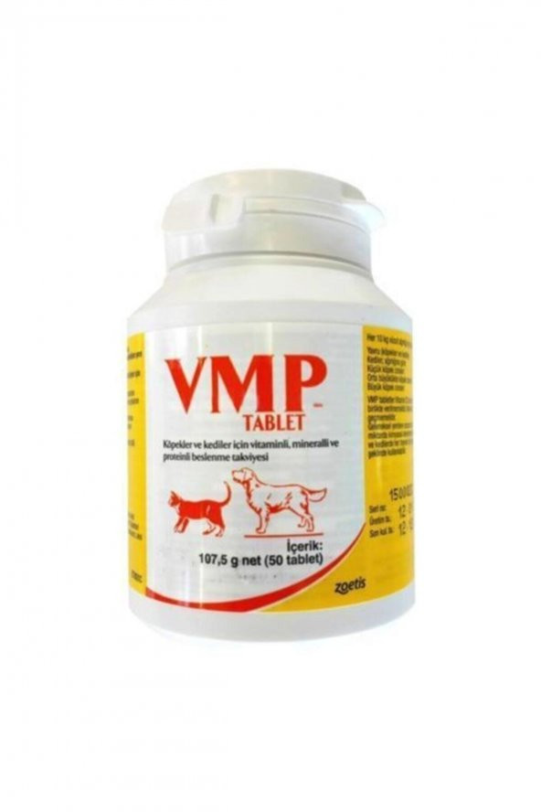 Vmp Kedi Ve Köpek Tüy Dökülme Önleyici Vitamin 50 Tablet