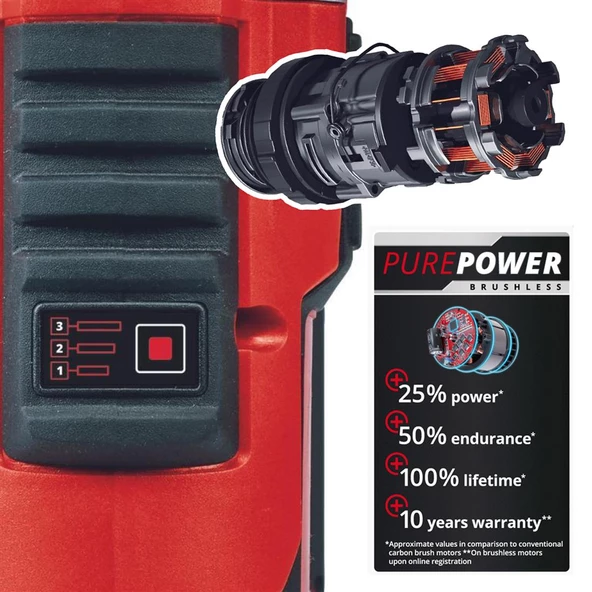 Einhell IMPAXXO 18/450 Akülü Darbeli Somun Sıkma Kömürsüz SOLO - 4510070 - 3
