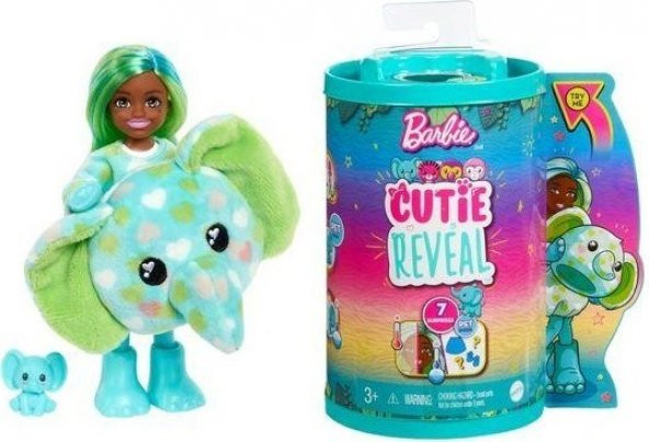 Barbie Cutie Reveal Bebek Chelsea -Fil HKR12 HKR13 Lisanslı Ürün
