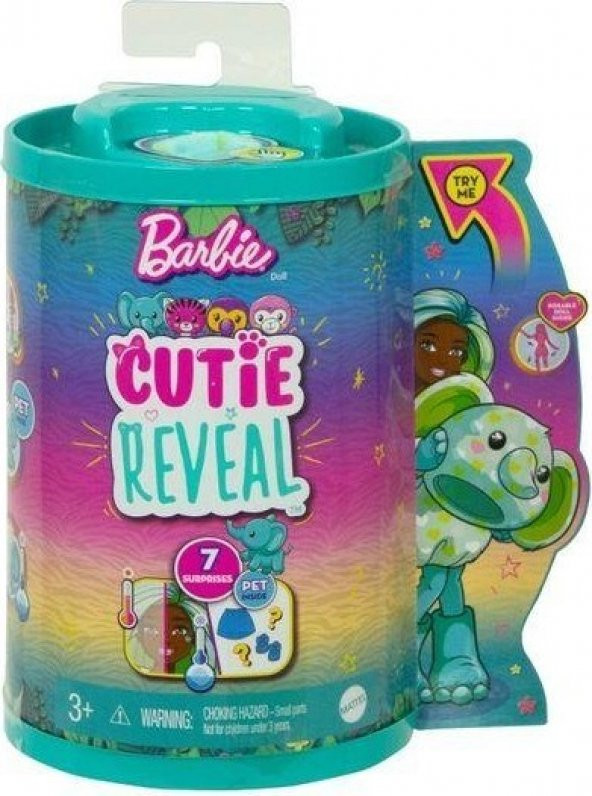 Barbie Cutie Reveal Bebek Chelsea -Fil HKR12 HKR13 Lisanslı Ürün - 2