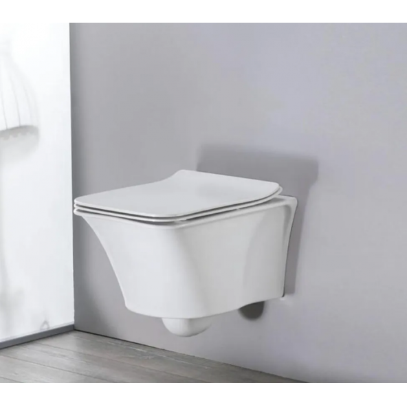 Turkuaz İbiza Kanalsız Asma Klozet ve Yavaş Kapak - 2