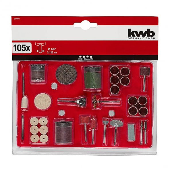 Kwb Mini Gravür Seti Aksesuarları 105 Parça 49510900