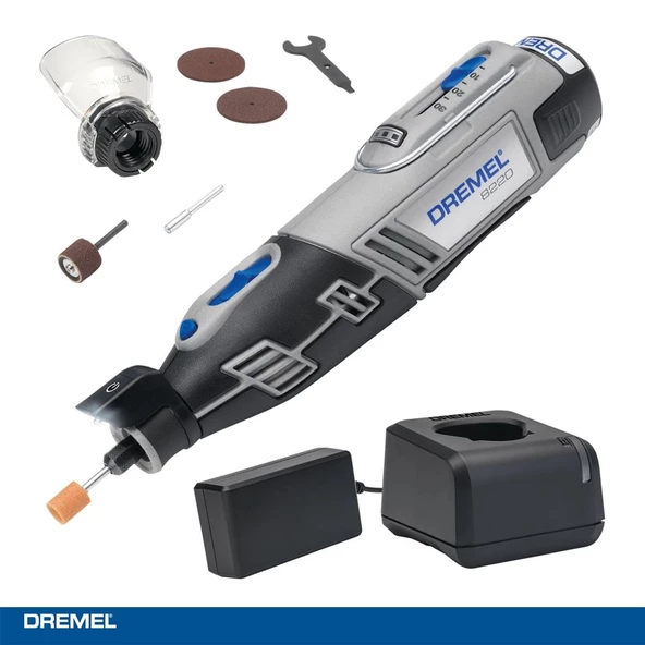 Dremel 8220 1/5 Akülü El Motoru 12V 2Ah - F0138220JC