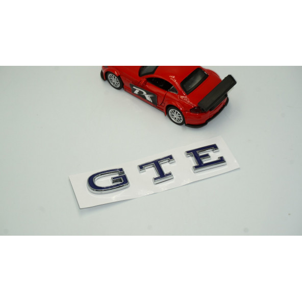 Volkswagen Golf 8 MK8 GTE Bagaj 3M 3D Mavi Gümüş Yazı Orjinal Ürün - 2