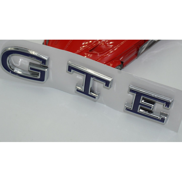 Volkswagen Golf 8 MK8 GTE Bagaj 3M 3D Mavi Gümüş Yazı Orjinal Ürün - 4