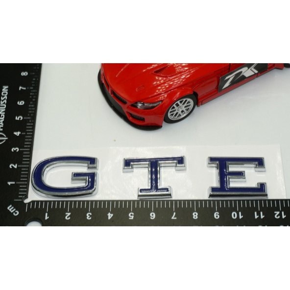 Volkswagen Golf 8 MK8 GTE Bagaj 3M 3D Mavi Gümüş Yazı Orjinal Ürün - 5