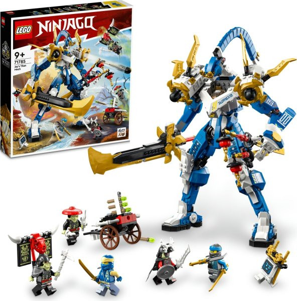 LEGO® Nınjago Jay’in Titan Robotu 71785 - 9 Yaş ve Üzeri Çocuklar Için Oyuncak Savaş Robotu ve Ninja