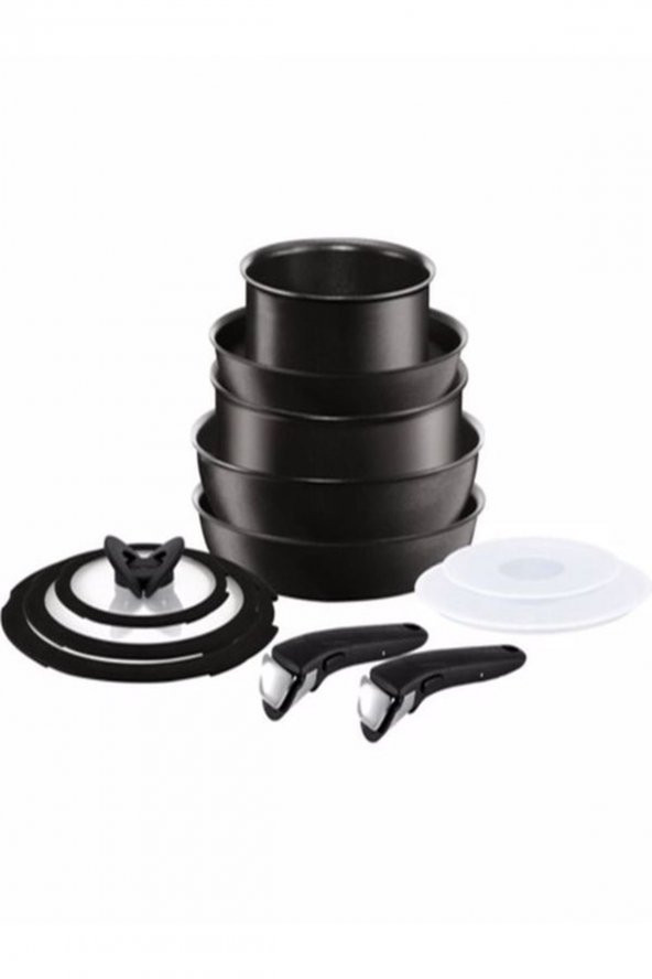 TEFAL Ingenio Titanyum 6X Excellence Büyük Tava ve Tencere Seti 12 Parça