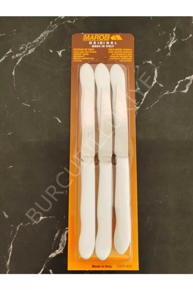 6lı Meyve Bıçak Beyaz Orijinal Italyan - 2