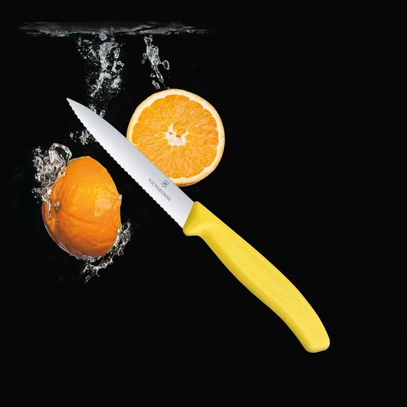 6.7736.l8 10 Cm Tırtıklı Soyma Bıçağı - 5