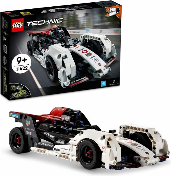LEGO® Technic Formula E® Porsche 99X Electric 42137 - 9 Yaş ve Üzeri İçin Çek-Bırak Yarış Arabası Mo