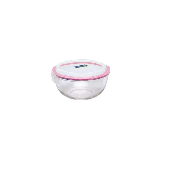 Glasslock Yuvarlak Cam Saklama Kabı 2000 Ml
