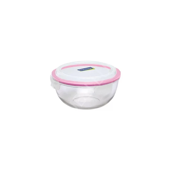 Glasslock Yuvarlak Cam Saklama Kabı 1000 Ml