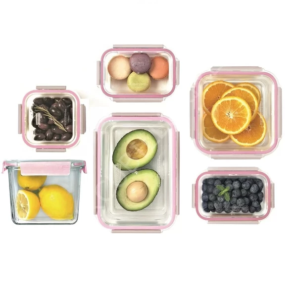 Glasslock Yuvarlak Plus Cam Saklama Kabı 1750 Ml - 3