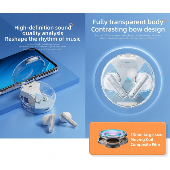 LENOVO Live Pods LP10 TWS BLUETOOTH KULAKLIK - 6