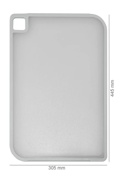 Fika Kesme Tahtası Büyük 305*445*9 Mm Gri - 2