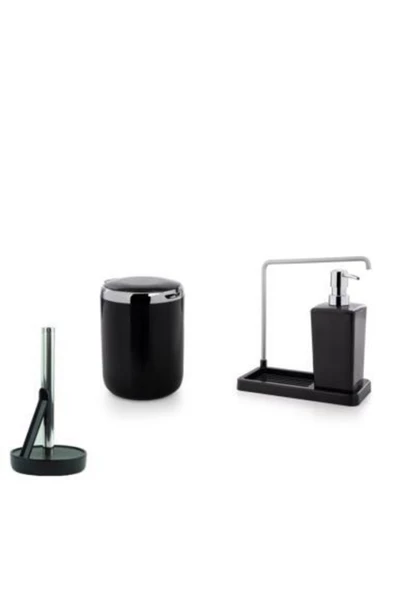 Primanova 3lü Mutfak Seti Siyah M-ms01-06