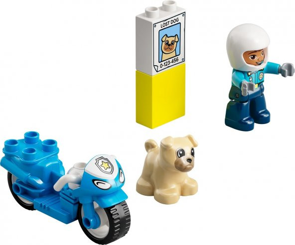 LEGO Duplo® Kurtarma Polis Motosikleti 10967 - 2 Yaş ve Üzeri Çocuklar Için Polis Motosikleti Içeren - 2