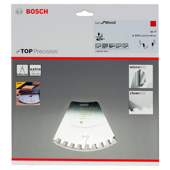 Bosch Ahşap Kesimi İçin Daire Testere 210*30 48Diş  - 2608642100