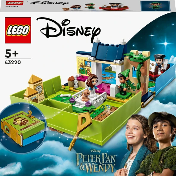 LEGO® | Disney Peter Pan ve Wendynin Hikaye Kitabı Macerası 43220 - 5 Yaş ve Üzeri Çocuklar için Ya