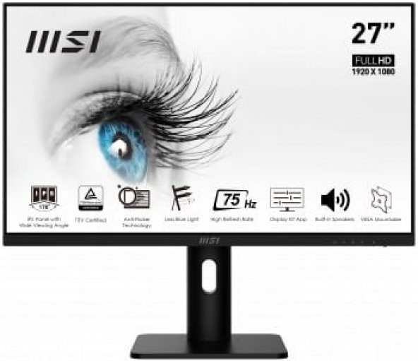 27 MSI PRO MP273P IPS FHD 5MS 75HZ HDMI DP