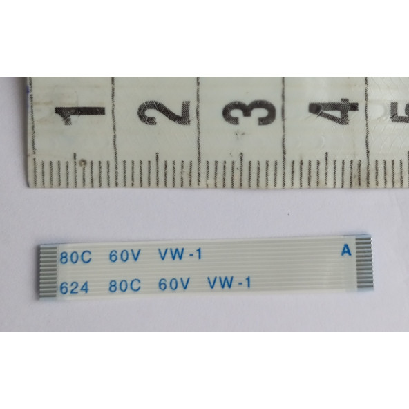Awm 20624 80c 60v Vw-1 Flex Kablo  12 pin  4 Cm 12-0.5-4A - 2