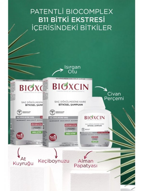 Bioxcin Genesis Kuru ve Normal Saçlar İçin Dökülme Karşıtı Şampuan 300 ml - 8
