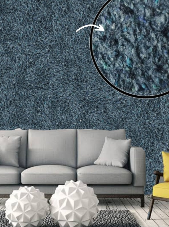 Organik İpek Sıva - Dekoratif Yalıtım Sıvası - Ses & Isı & Nem Yalıtımı  - İZO-021  - 4 m2 - Resim 2