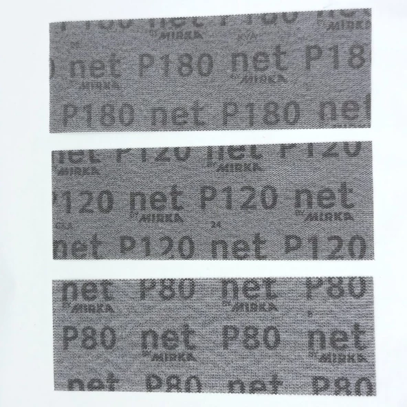 MIRKA HANDSANDİNG ZIMPARA EL TAKOZU VE CIRTLI TEL ELEK ZIMPARA SET ( 80-120-180 KUM ) 70 X 198 MM - 2