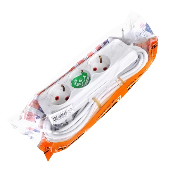 Asel ASL-200 0218 3'Lü Topraklı Grup Priz 10mt - HRD-010889