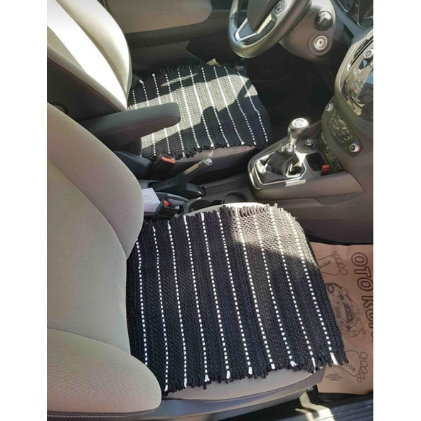 Terletmez Oto Kilim Ön Ve Arka 3'lü Serme Set