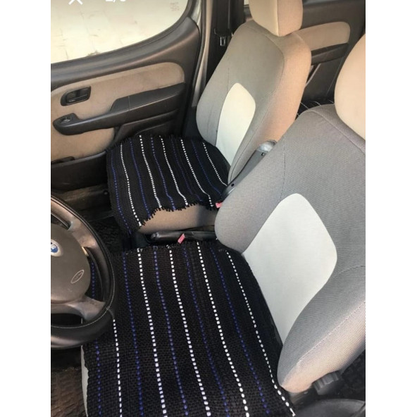 Terletmez Oto Kilim Ön Ve Arka 3'lü Serme Set - 2