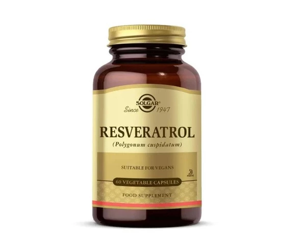 Solgar Resveratrol 60 Kapsül - SKT:05/2027