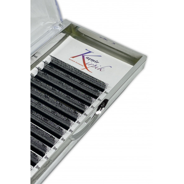 Kaşmir W Kirpik 0.07 mm D kıvrım 9 mm kutu - 2