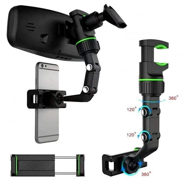 Dikiz Aynası Telefon Tutucu,masaüstü, Koltuk Arkası Telefon Tutacağı Car Holder(AÇIKLAMAYI OKUYUNUZ)